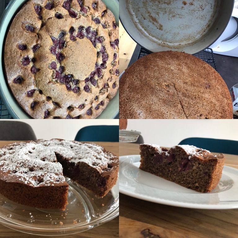 Schokonusskuchen mit Kirschen – Familienzauber in der Küche